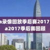 nba录像回放季后赛2017,nba2017季后赛回顾