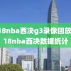 2018nba西决g3录像回放,2018nba西决数据统计